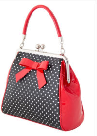 BANNED POLKA STARR HANDBAG BLACK - Imagen 4