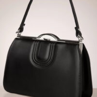 Dolores Handbag in Black Pin up