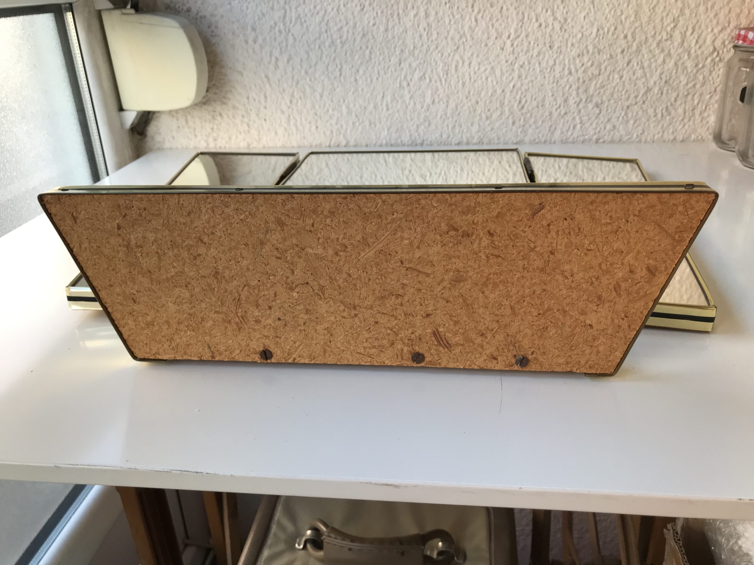 Espejo tríptico vintage mid century - Imagen 13