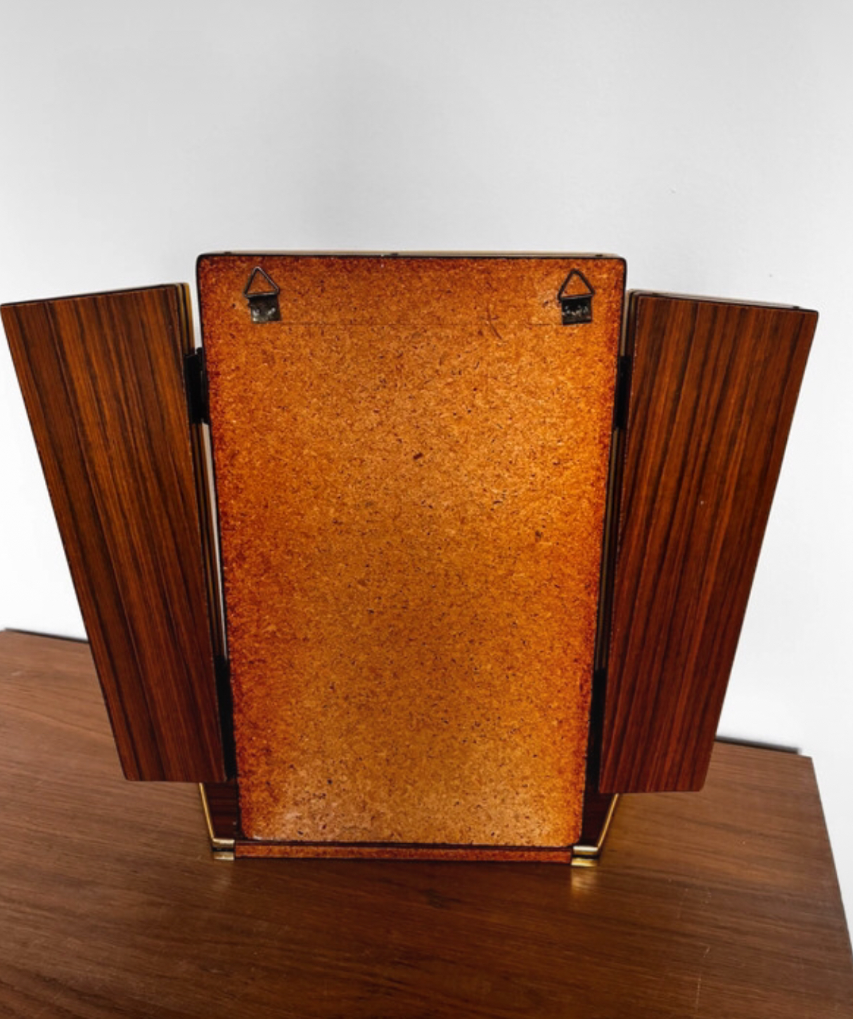 Espejo tríptico vintage mid century - Imagen 5
